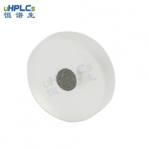 恒谱生超高压PCTFE液相色谱耗材不锈钢在线过滤器筛板，OD6.4*ID1.6*H1.6