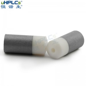 恒谱生OD1/16”PCTFE不锈钢溶剂吸滤头流动相过滤头液相色谱耗材，D12.0mm